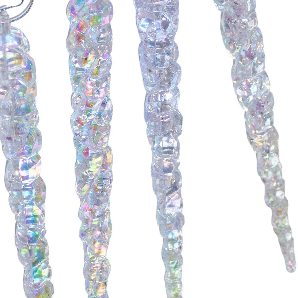 KOOPMAN Opaliniai ledukų papuošimai 22 cm, 4 vnt.
