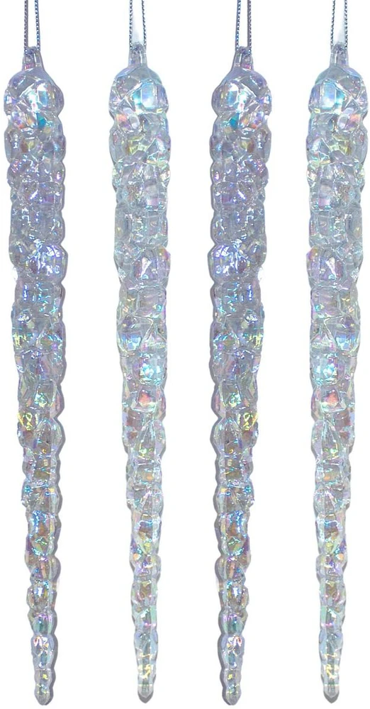 KOOPMAN Opaliniai ledukų papuošimai 22 cm, 4 vnt.