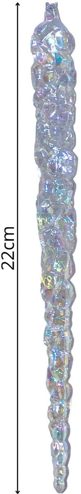 KOOPMAN Opaliniai ledukų papuošimai 22 cm, 4 vnt.