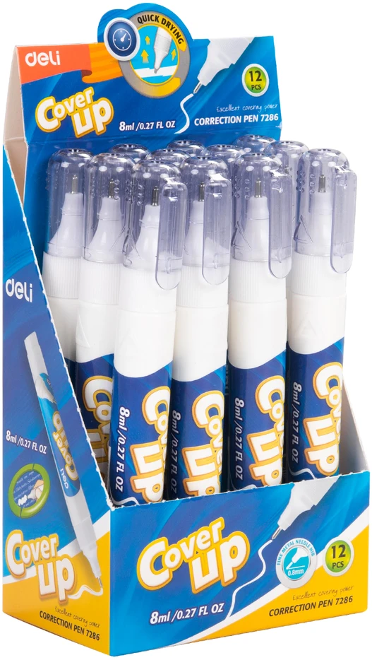Korekcinis pieštukas DELI, 8ml