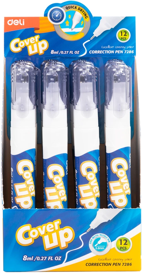 Korekcinis pieštukas DELI, 8ml
