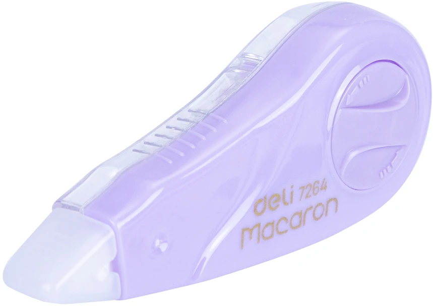 Korektūros juostelė Deli Macaron, 5 mm x 5 m įvairių spalvų