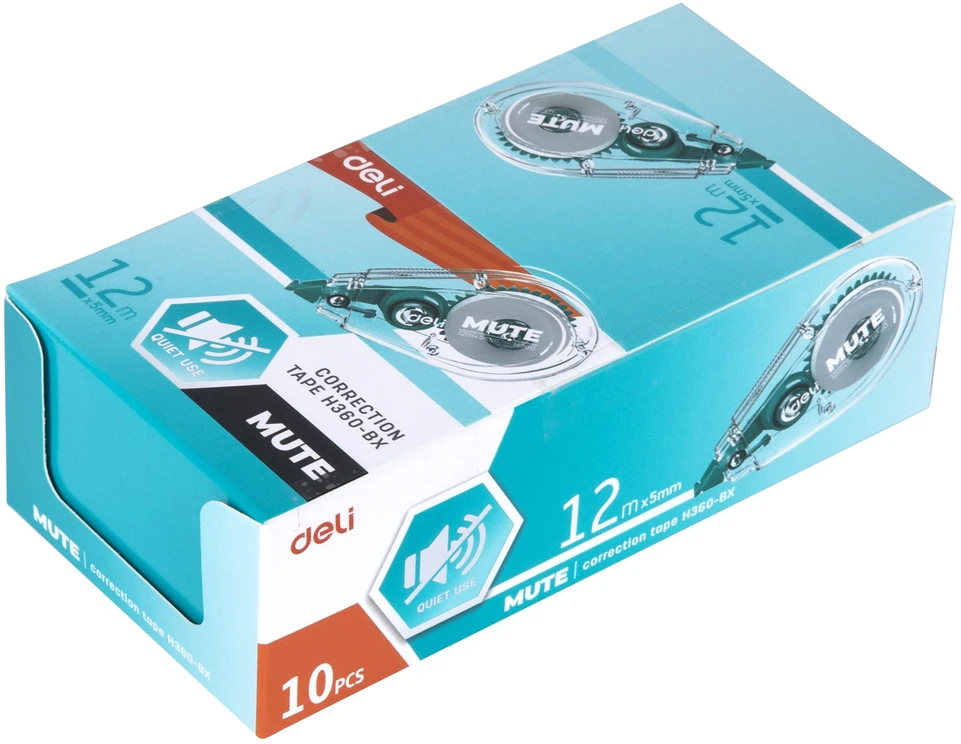 Korektūros juostelė Deli Mute 5mmx12m