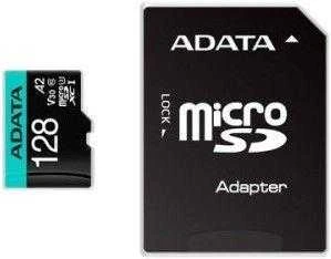 Atminties kortelė ADATA | Premier Pro | UHS-I U3 | 128 GB | micro SDXC | Flash atminties klasė 10 | su adapteriu