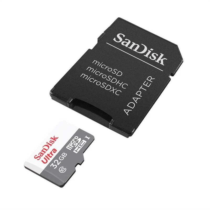 Atminties kortelė SanDisk Ultra Micro SDHC UHS-I Class 10, 32 GB, su adapteriu