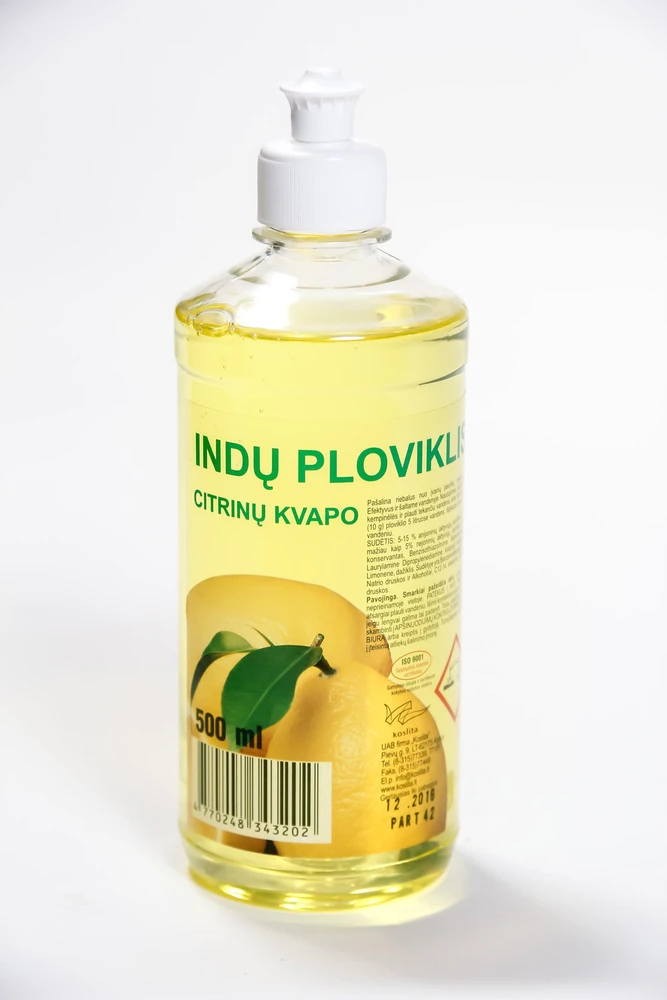 Koslita Indų ploviklis Banga, citrinų kvapo, 500 ml