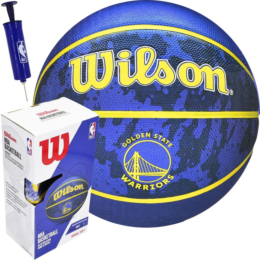 KREPŠINIO KAMUOLYS WILSON NBA GOLDEN STATE WARRIORS DĖŽUTĖ POMPA 9033968