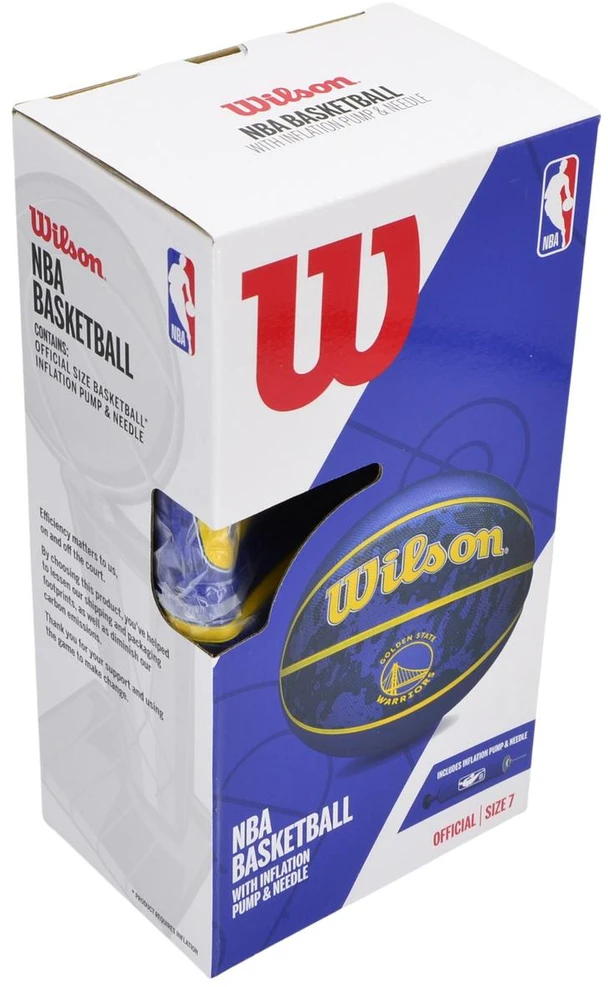 KREPŠINIO KAMUOLYS WILSON NBA GOLDEN STATE WARRIORS DĖŽUTĖ POMPA 9033968
