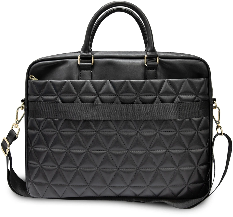 Guess Quilted krepšys kompiuteriui 15" juodos spalvos