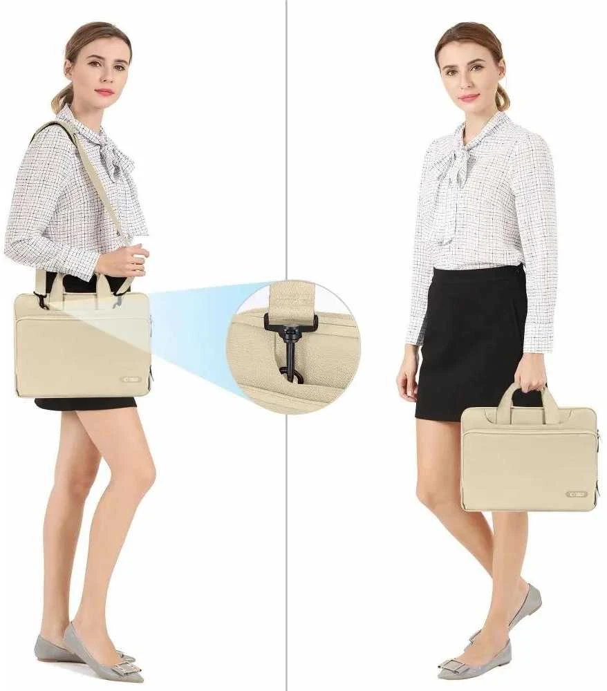 Tech-Protect Pocket 13-14 Nešiojamas kompiuteris Bag - rusvai gelsvas