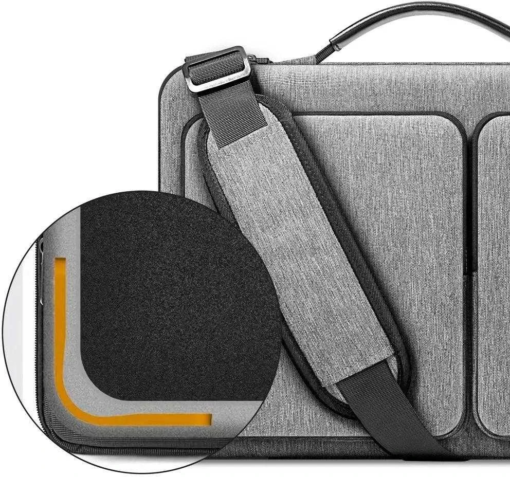 15-16 Tech-Protect Defender Bag Nešiojamas kompiuteris Bag - Gray