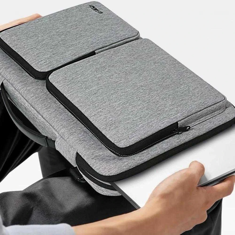 15-16 Tech-Protect Defender Bag Nešiojamas kompiuteris Bag - Gray