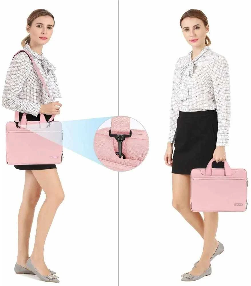 Tech-Protect Pocket 15-16 Nešiojamas kompiuteris Bag - Rožinė