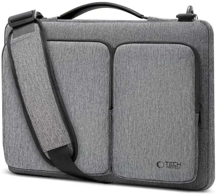 15-16 Tech-Protect Defender Bag Nešiojamas kompiuteris Bag - Gray