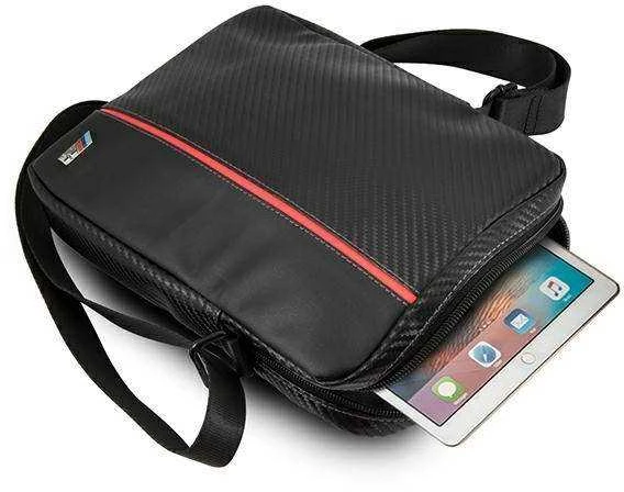 BMW BMTB10CAPRBK Planšetė Bag 10″ Carbon / Raudona Stripe