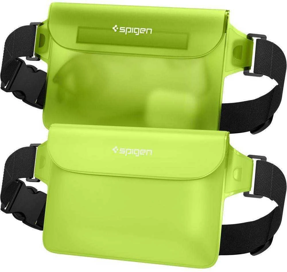 Spigen Universal Atsparus vandeniui Waist Bag 2 vnt. A620 kaktuso žalia
