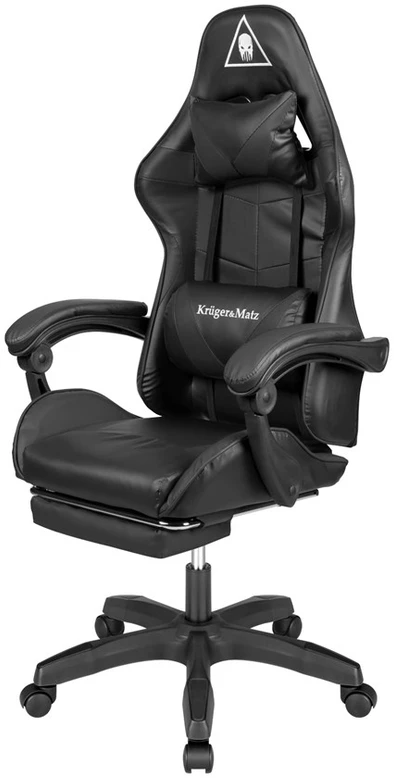 Žaidimų kėdė Kruger & Matz GX-150, Juoda