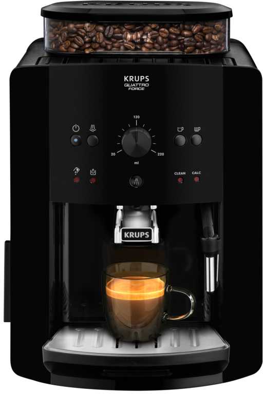 Kavos aparatas Krups EA810870 Slėgis 15 bar, Automatinis, 1450 W, Juodas