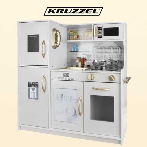 Kruzzel Vaikiška medinė virtuvė, 80x80cm