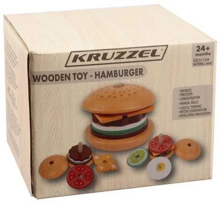 Wooden burger Kruzzel 22673