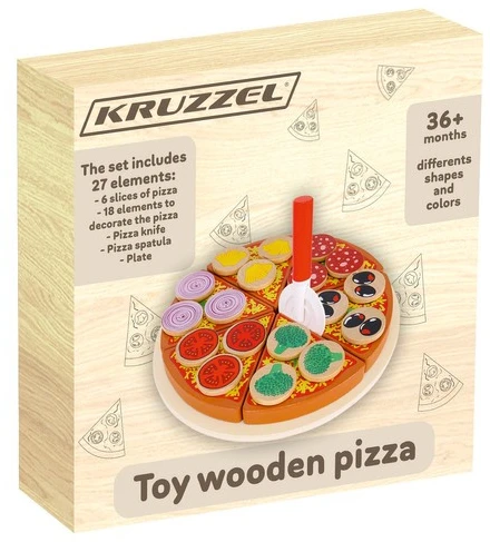 Kruzzel Medinė pica - rinkinys