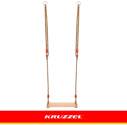 Kruzzel Vienvietės medinės sūpynės Fun