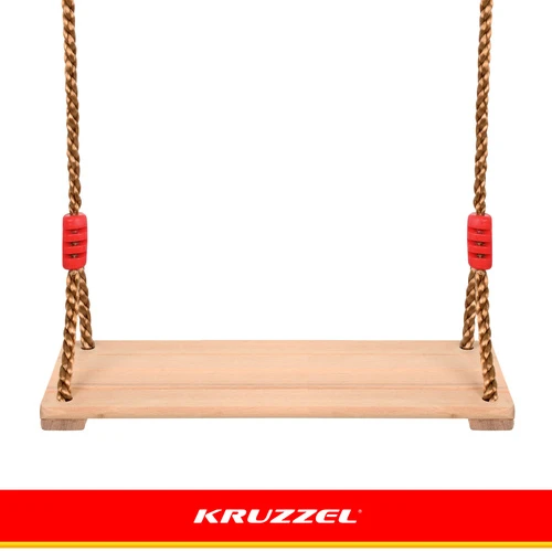 Kruzzel Vienvietės medinės sūpynės Fun