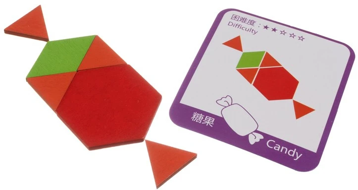 Kruzzel Mokomoji dėlionė geometrines figūros