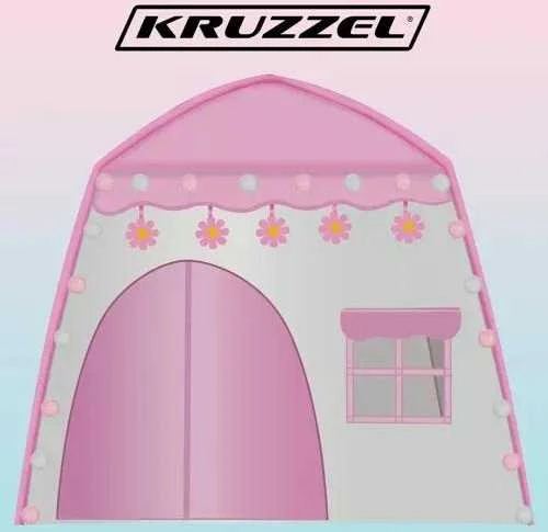 Kruzzel Vaikiška palapinė NAMAI + žibintai 23472