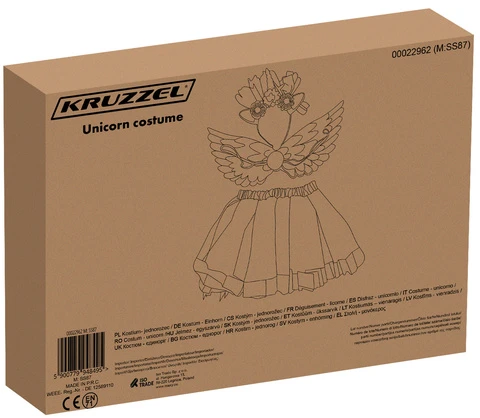 Kruzzel Unicorn Costume 22962