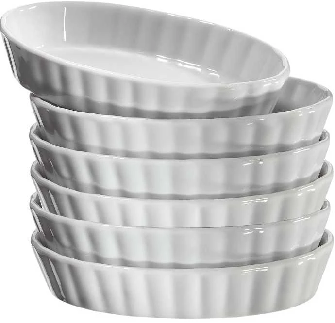 Küchenprofi Burgundy – porcelianinis crème brûlée indas 14×8,5×2,5 cm, 6 vnt.