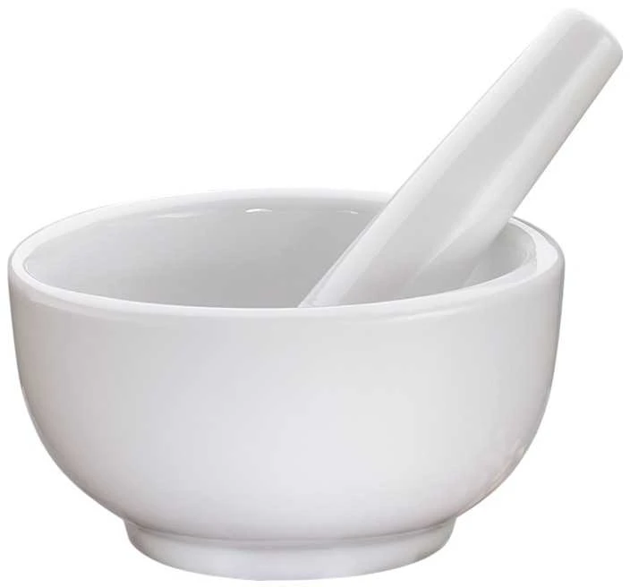 Kuchenprofi Virtuvės ekspertas - Porcelianinis žolelių ir prieskonių grūstuvas 7x4 cm
