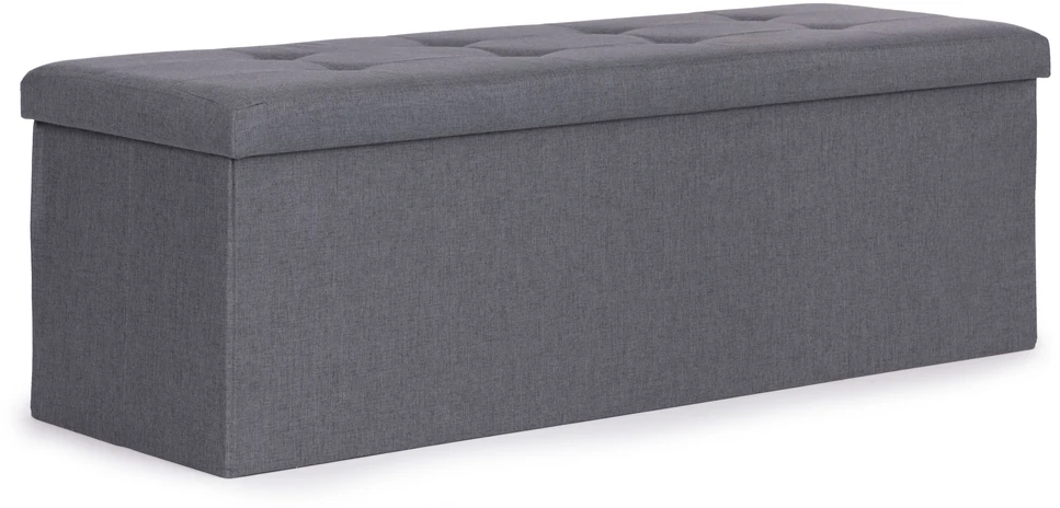 Modernhome Šviesiai pilkos spalvos daiktų laikymo dėžė 111x38 cm