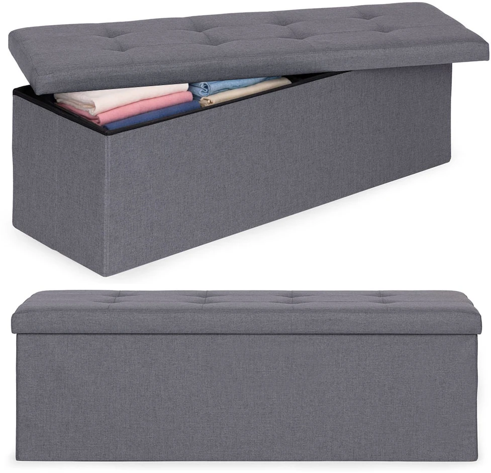Modernhome Šviesiai pilkos spalvos daiktų laikymo dėžė 111x38 cm