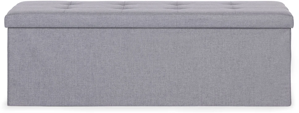 Modernhome Šviesiai pilka daiktų laikymo dėžė 111x38 cm