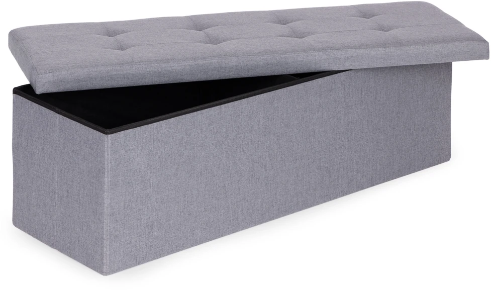 Modernhome Šviesiai pilka daiktų laikymo dėžė 111x38 cm