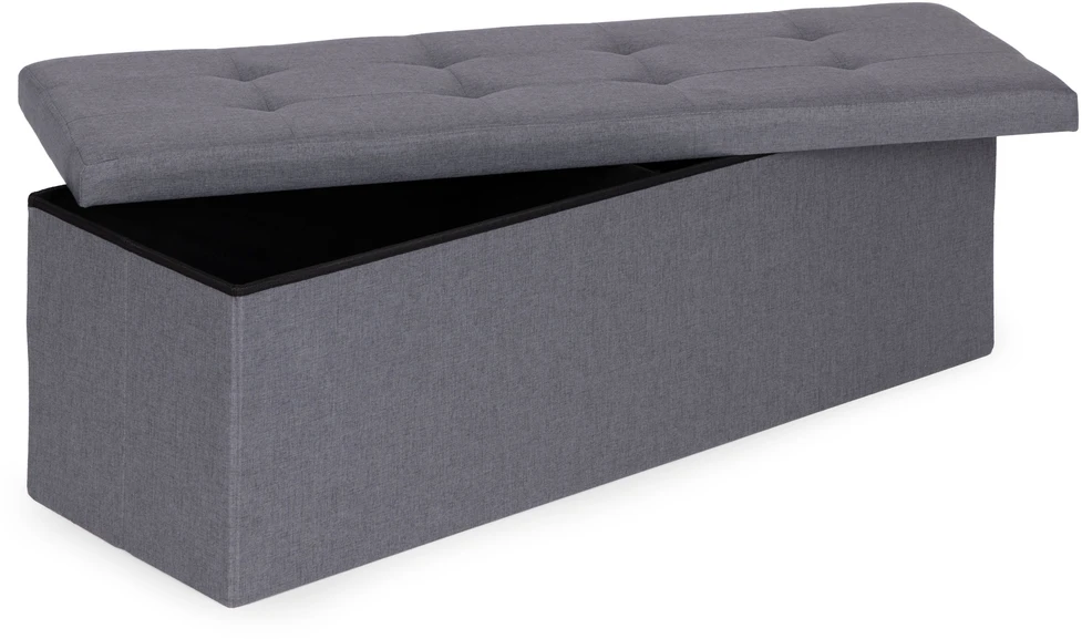 Modernhome Šviesiai pilkos spalvos daiktų laikymo dėžė 111x38 cm