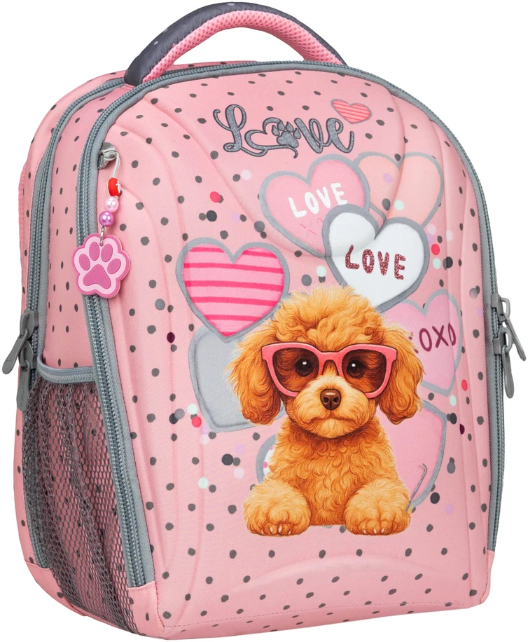 Kuprinė Belmil 338-82 Rožinė Heart Puppy