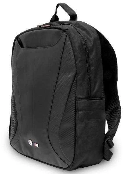 Kuprinė BMW BMBP15SPCTFK 16″ juodos spalvos Carbon&Leather Tricolor
