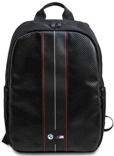 Kuprinė BMW BMBP15COMSCAKR 16″ juodos spalvos Carbon Raudona Stripes