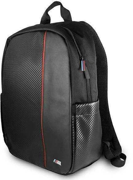 BMW BMBPCO15CAPRBK kuprinė 16″ juodos spalvos Carbon Raudona Stripe