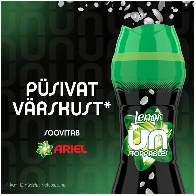 LENOR Kvapniosios granulės "Unstoppable Secent of Ariel", 495 g (41 Skalbimas)