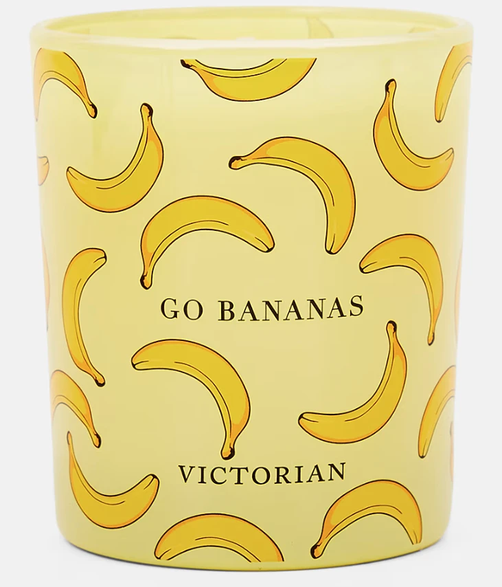 Kvepianti žvakė Victorian GO BANANAS, 210g, pagaminta iš sojų vaško