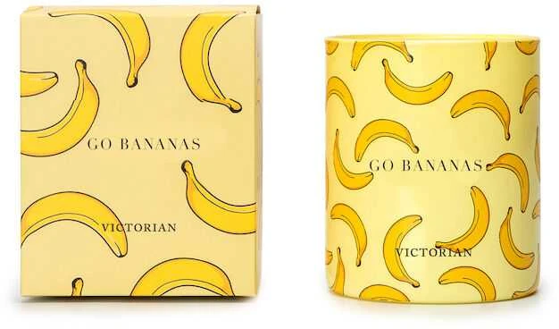 Kvepianti žvakė Victorian GO BANANAS, 210g, pagaminta iš sojų vaško