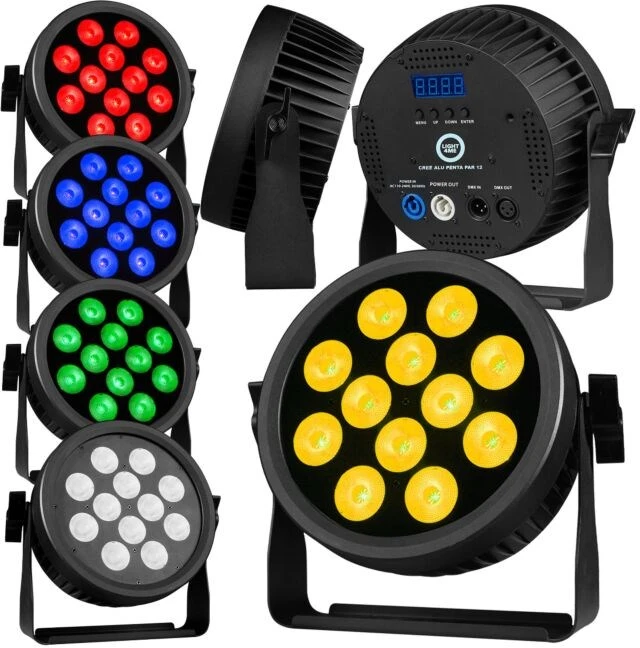L4M LIGHT4ME CREE ALU PENTA PAR 12 PAR prožektorius