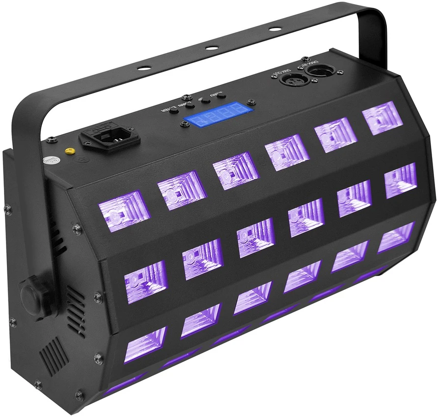 L4M LIGHT4ME UV 24 + STROBE DMX ultravioletinis prožektorius