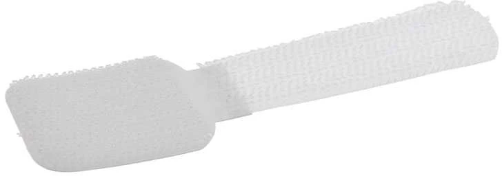 RAM LABEL THE CABLE PRO sieninis kabelių laikiklis su lipnia juosta, 50 dalių rinkinys – baltos spalvos