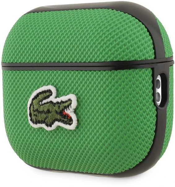 Lacoste Petit Pique Croc Logo Patch dėklas skirtas AirPods Pro 2 žalios spalvos