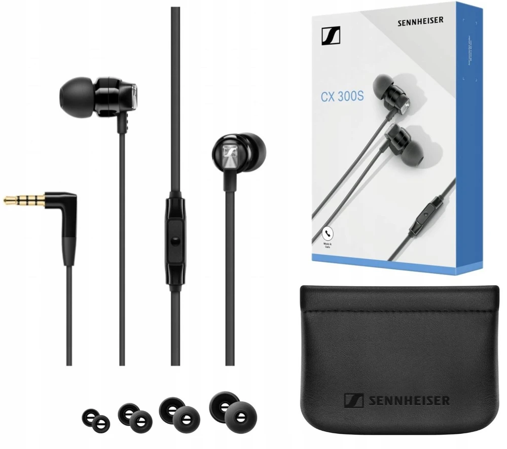 Ausinės Sennheiser CX 300S Juodos