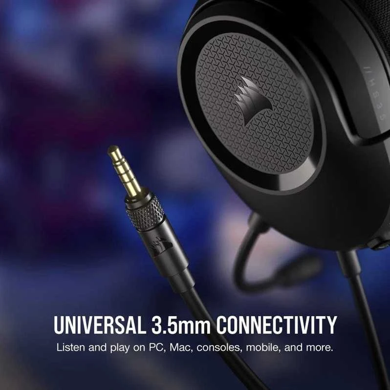 CORSAIR HS35 v2 Multiplatform Ausinės Žaidimams Raudona